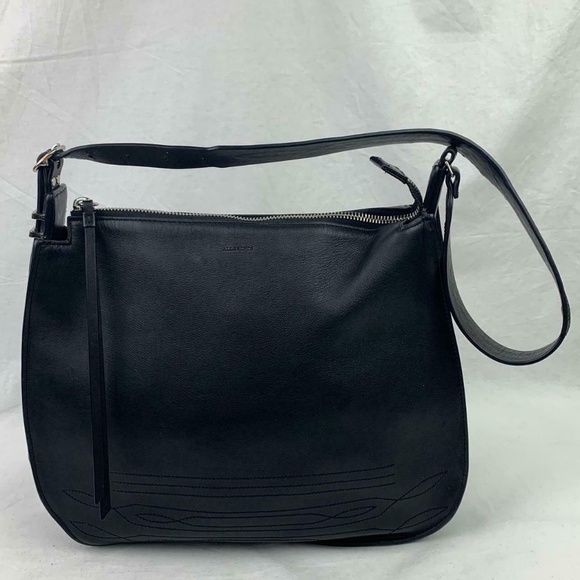 All Saints Handbags - ALLSAINTS Cooper Lea Calfskin Leather Hobo